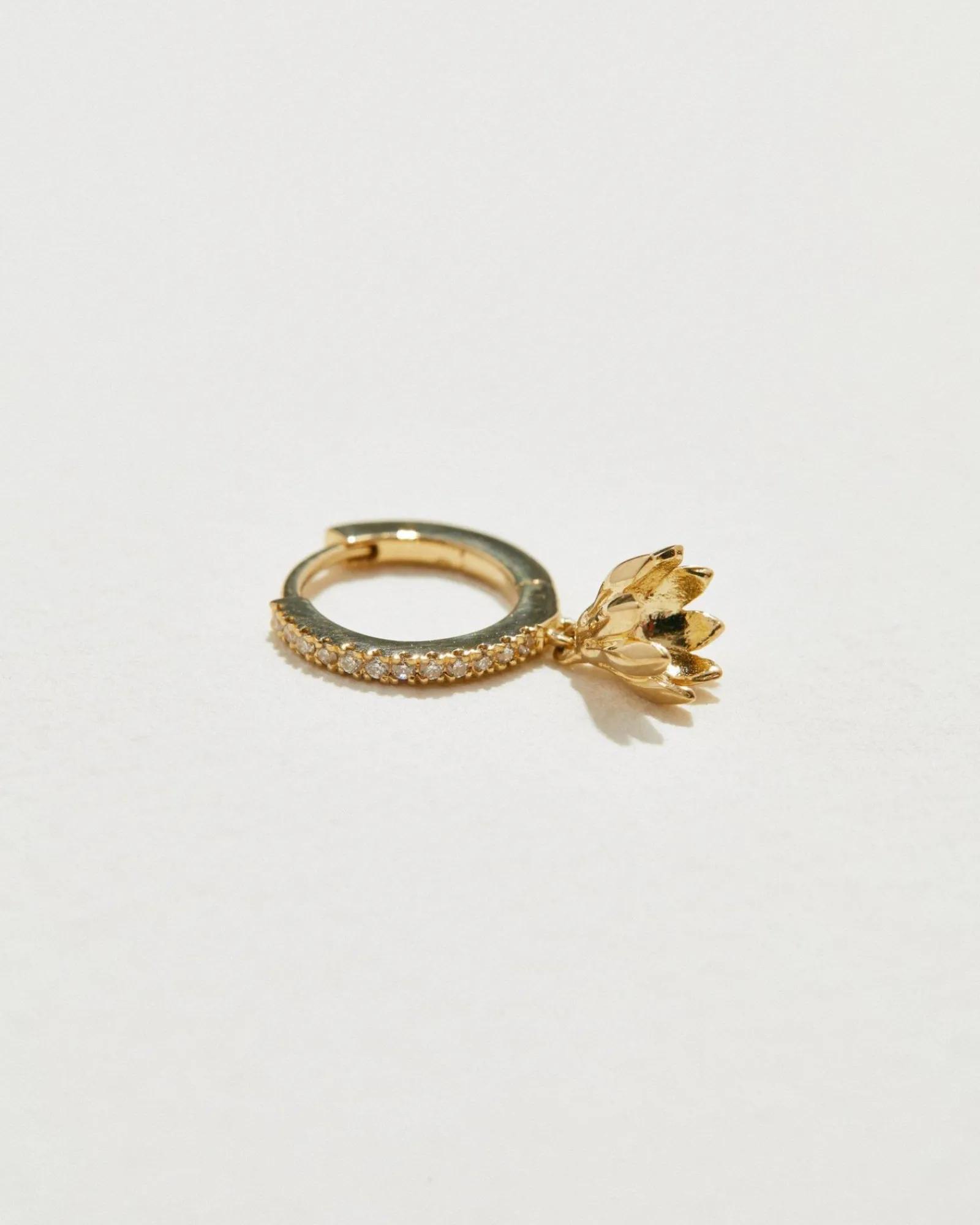 Pamela Love Earrings|Anemone Pave Huggie