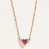 Pamela Love Necklaces|Bezel Heart Pendant