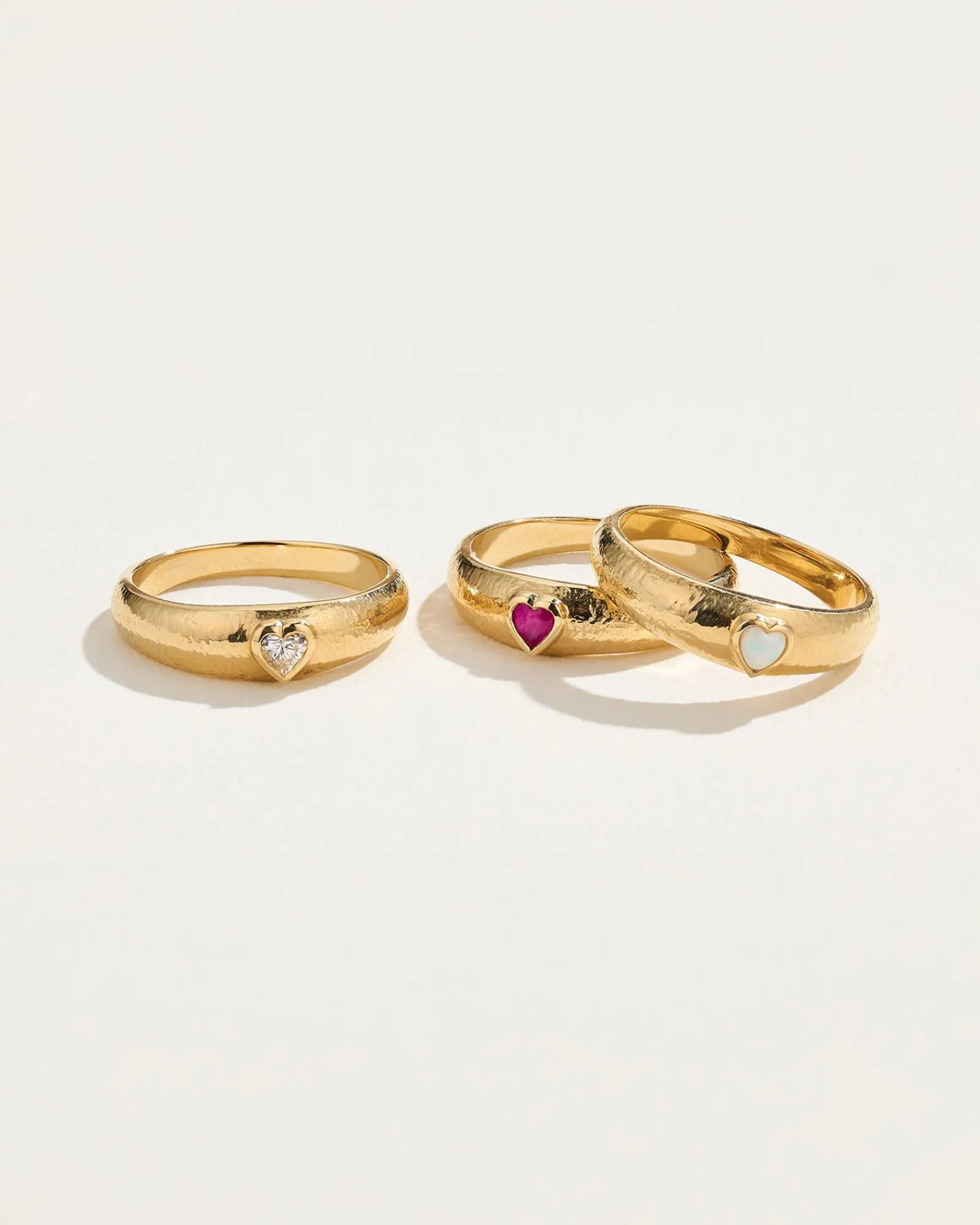 Pamela Love Rings|Bezel Heart Ring