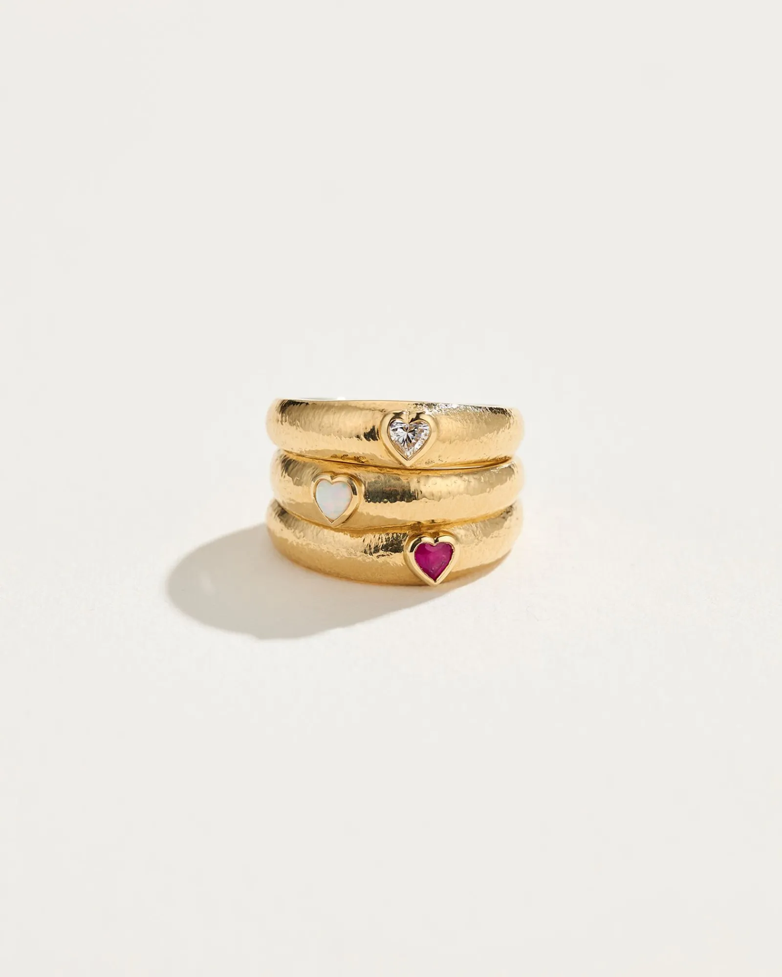 Pamela Love Rings|Bezel Heart Ring