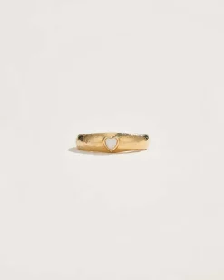 Pamela Love Rings|Bezel Heart Ring