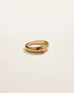 Pamela Love Rings|Bezel Heart Ring