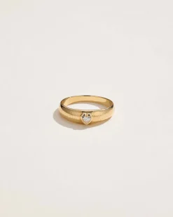 Pamela Love Rings|Bezel Heart Ring