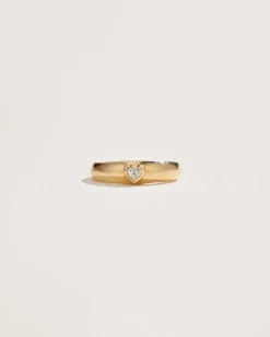 Pamela Love Rings|Bezel Heart Ring