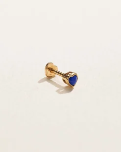 Pamela Love Piercing Jewelry|Bezel Heart Stud