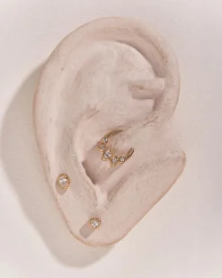 Pamela Love Piercing Jewelry|Bezel Heart Stud