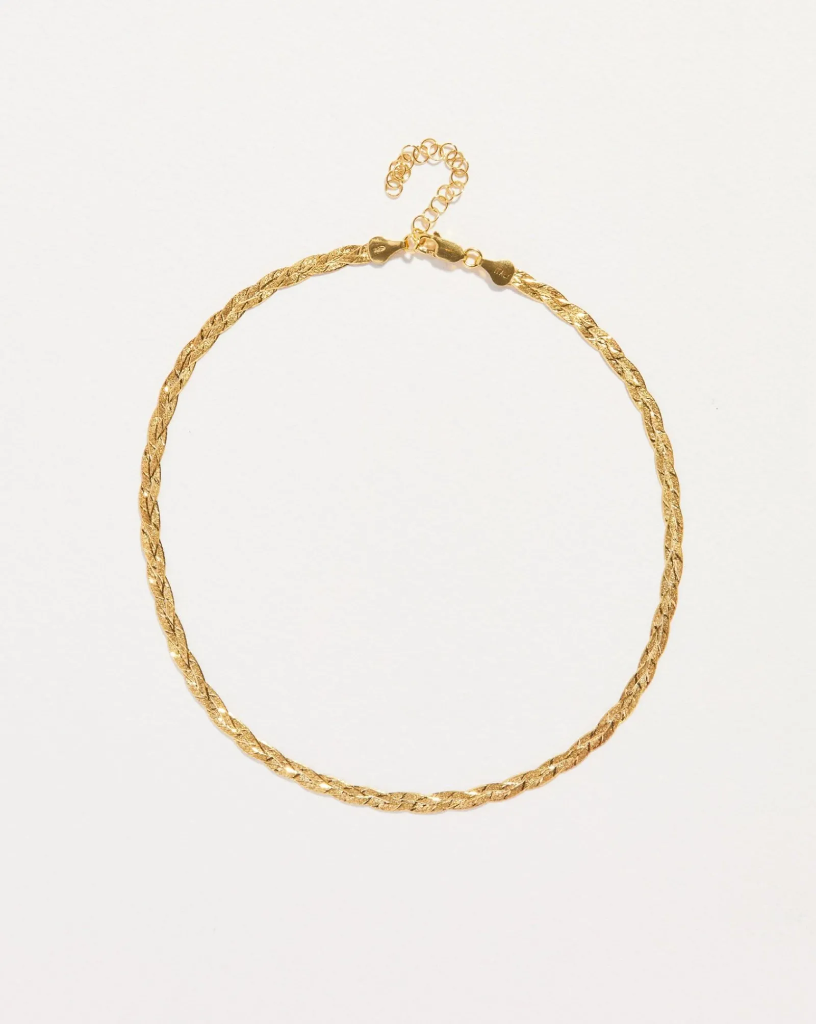 Pamela Love Necklaces|Braided Herringbone Thin Chain
