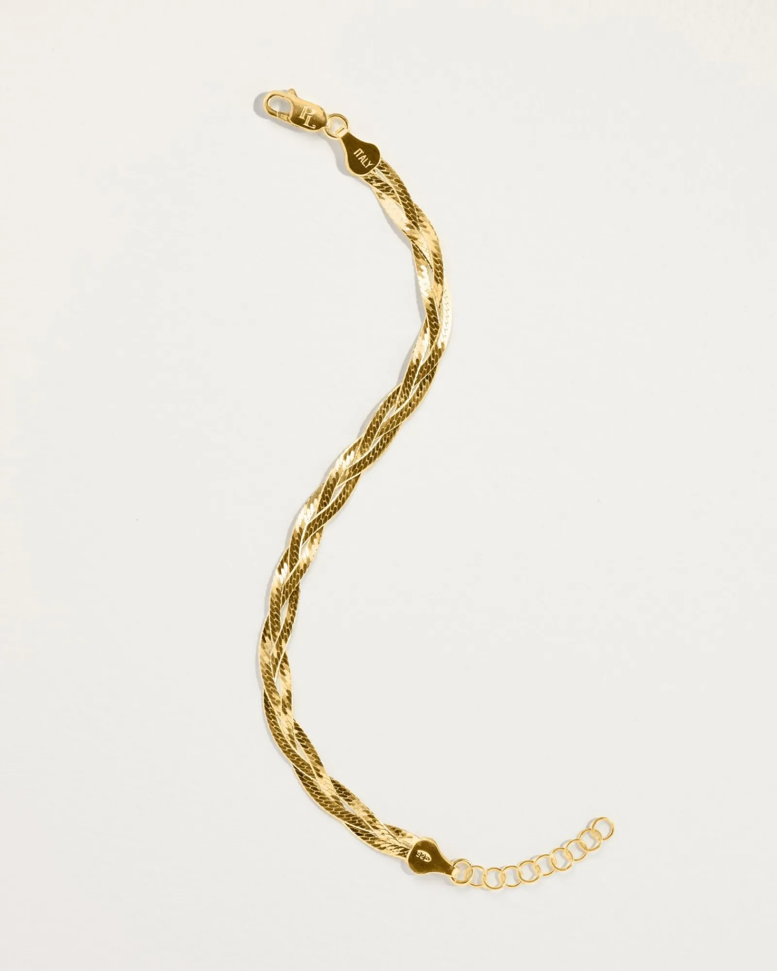 Pamela Love Bracelets|Braided Herringbone Thin Chain Bracelet