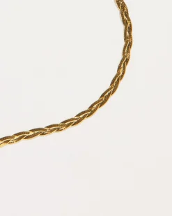 Pamela Love Bracelets|Braided Herringbone Thin Chain Bracelet