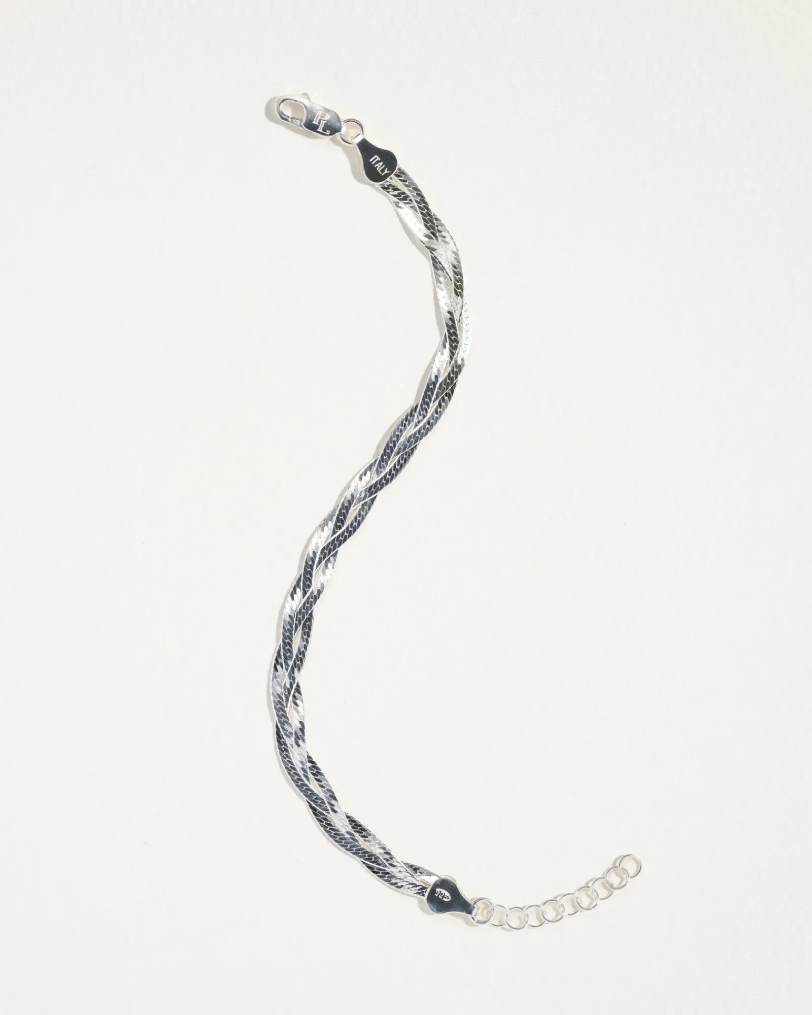 Pamela Love Bracelets|Braided Herringbone Thin Chain Bracelet