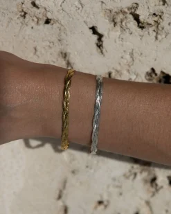Pamela Love Bracelets|Braided Herringbone Thin Chain Bracelet