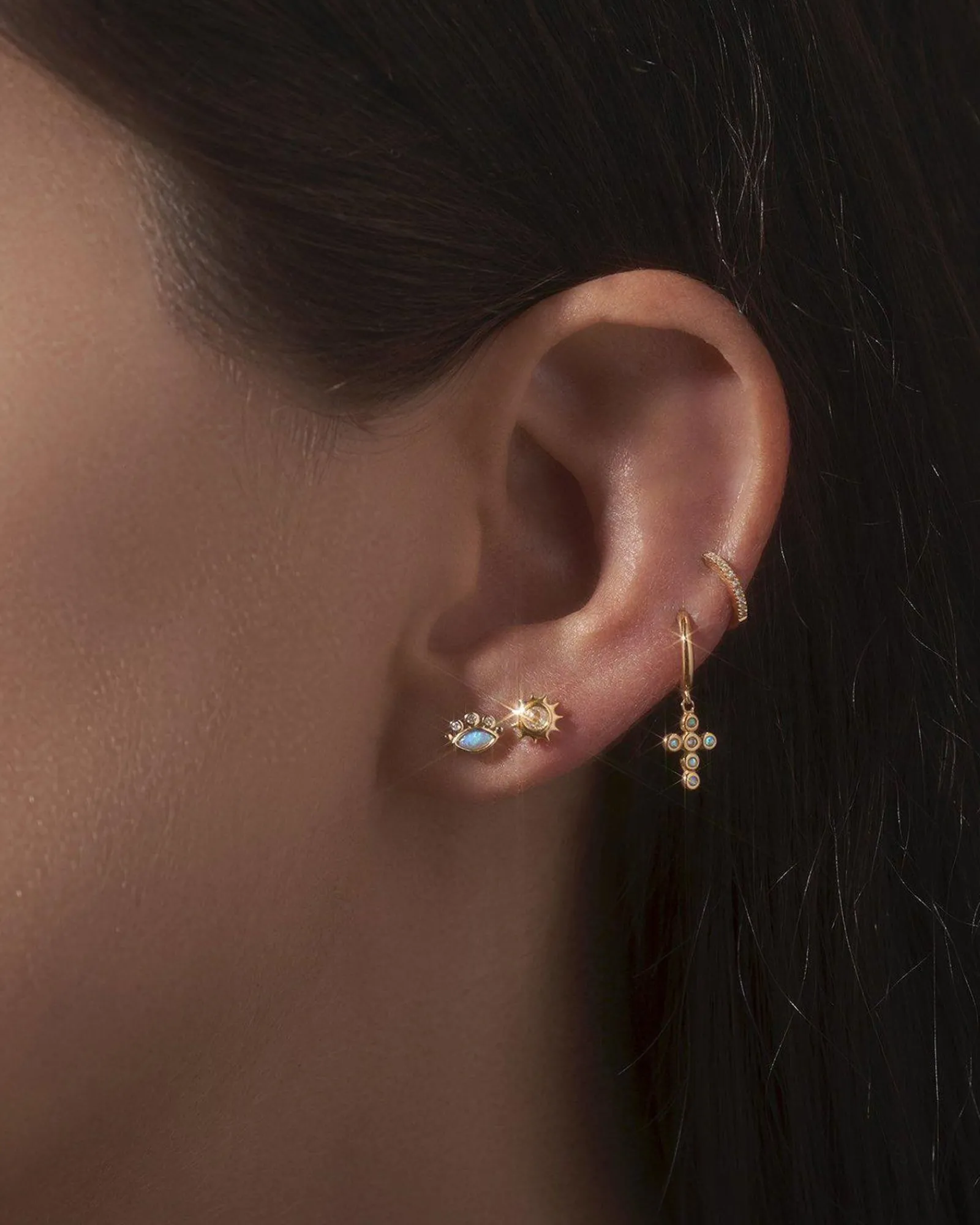 Pamela Love Earrings|Celestial Eye Stud