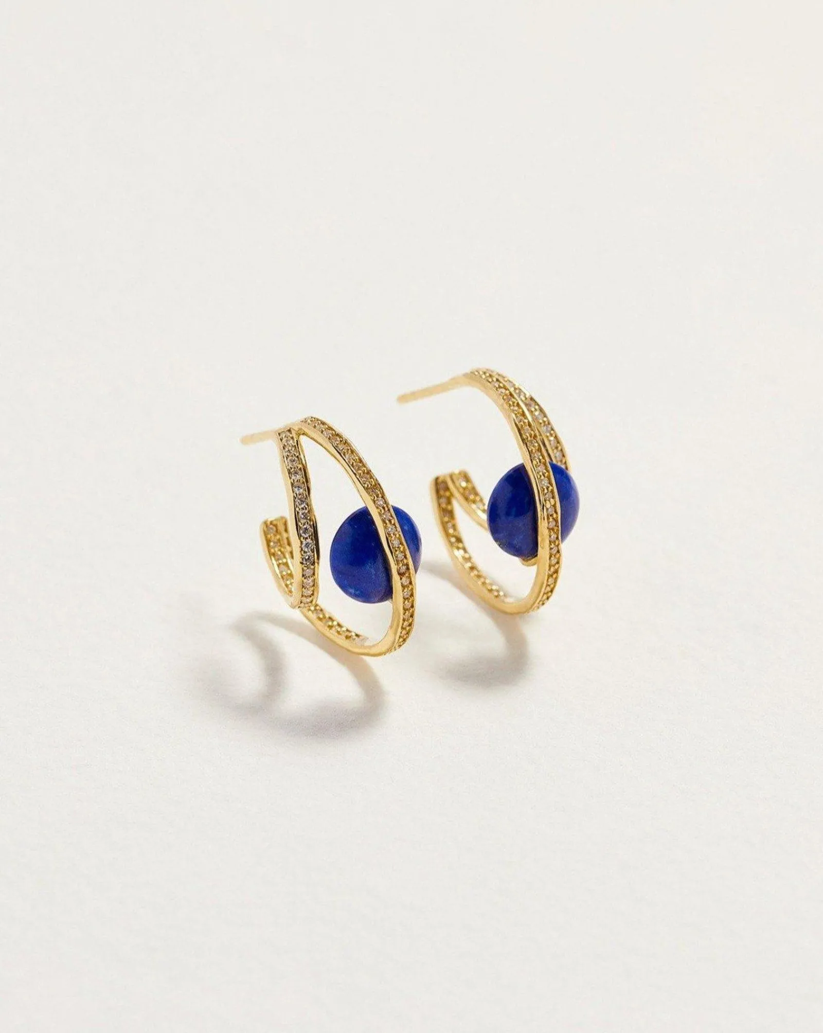 Pamela Love Earrings|Comet Double Hoops