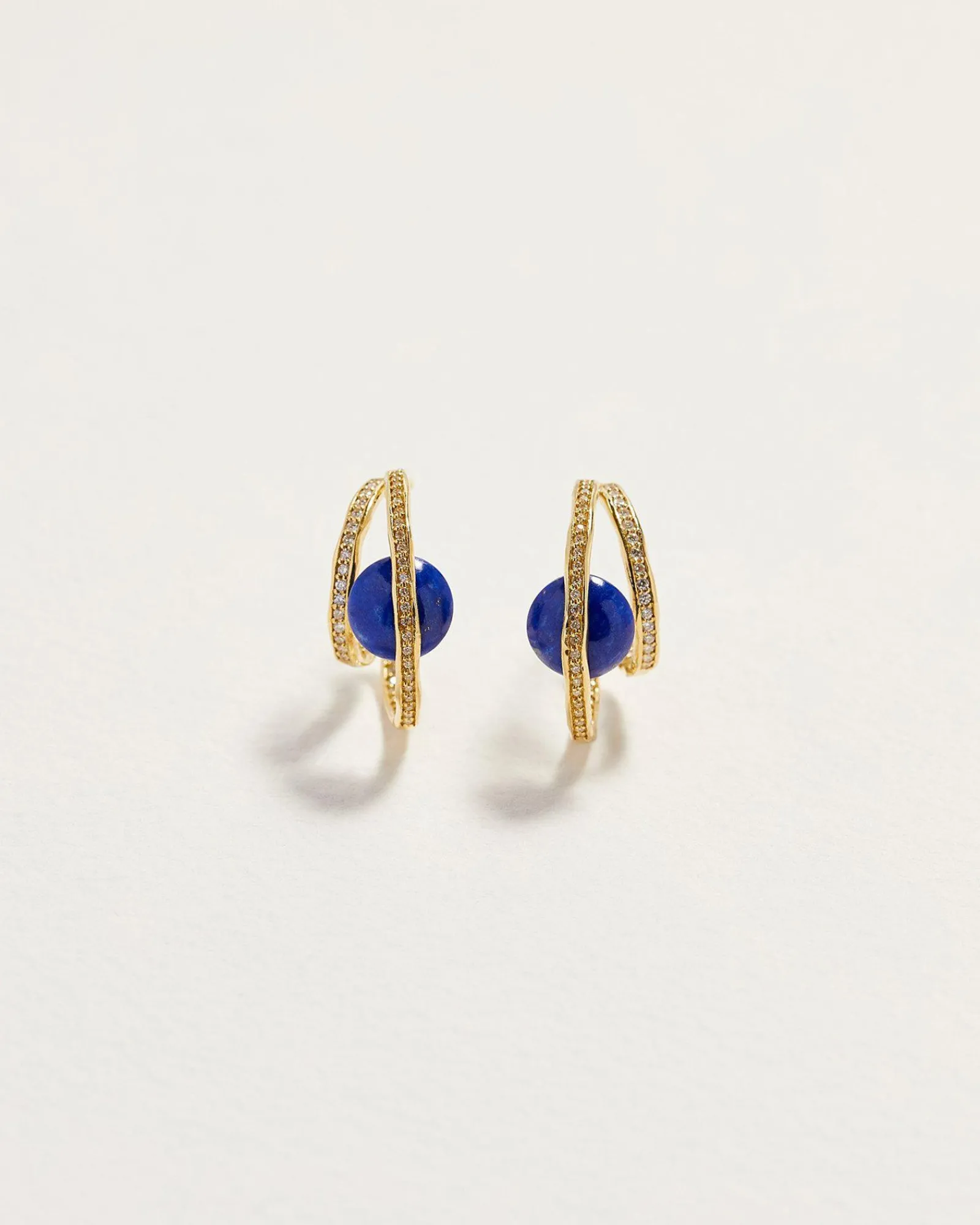 Pamela Love Earrings|Comet Double Hoops