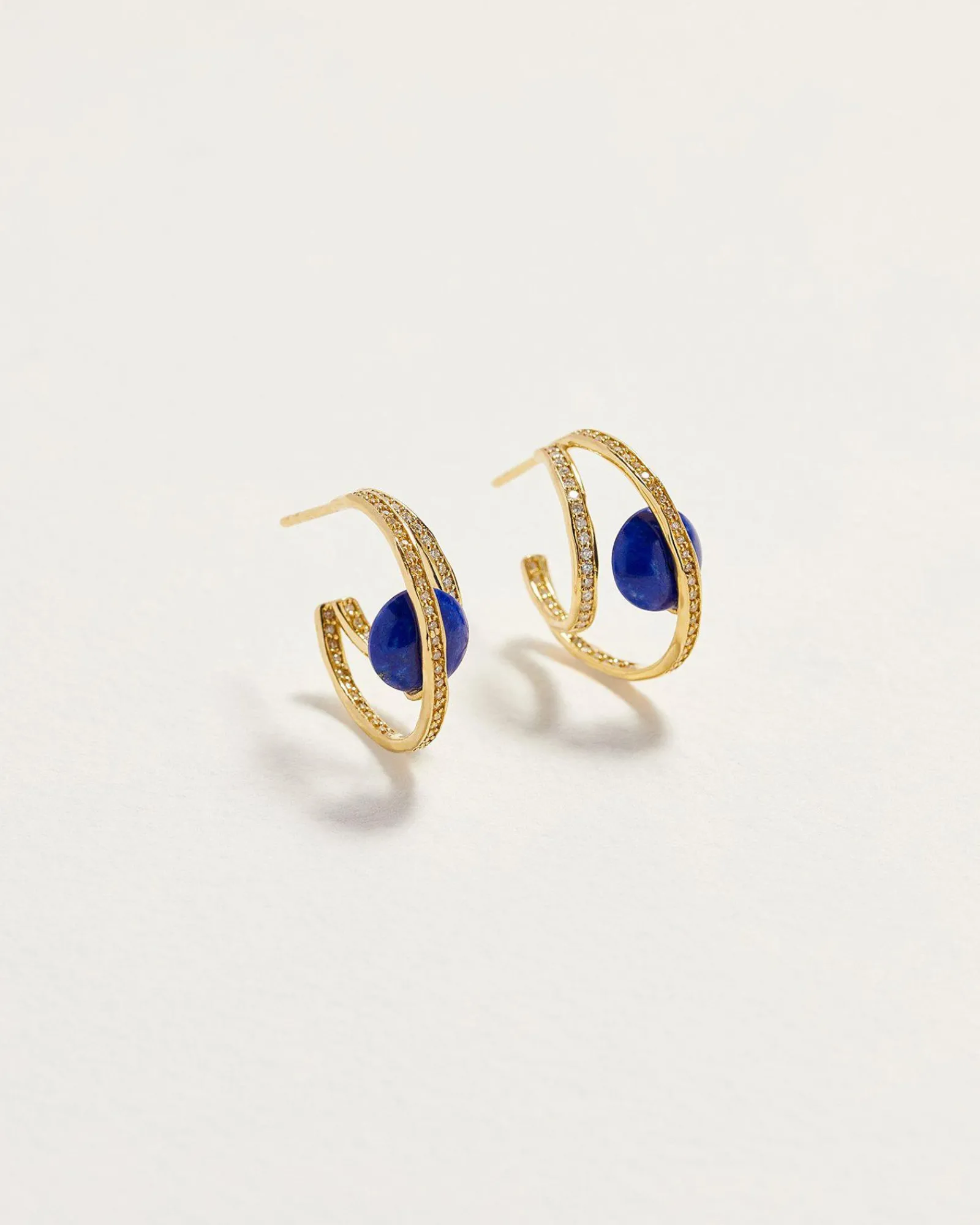 Pamela Love Earrings|Comet Double Hoops