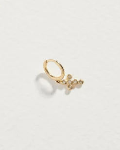 Pamela Love Earrings|Cross Cluster Huggie