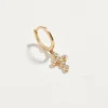 Pamela Love Earrings|Cross Cluster Huggie