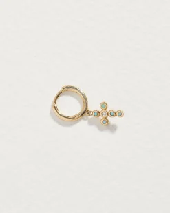 Pamela Love Earrings|Cross Cluster Huggie