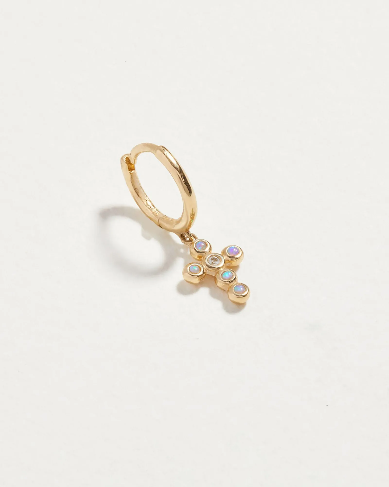 Pamela Love Piercing Jewelry|Cross Cluster Huggie