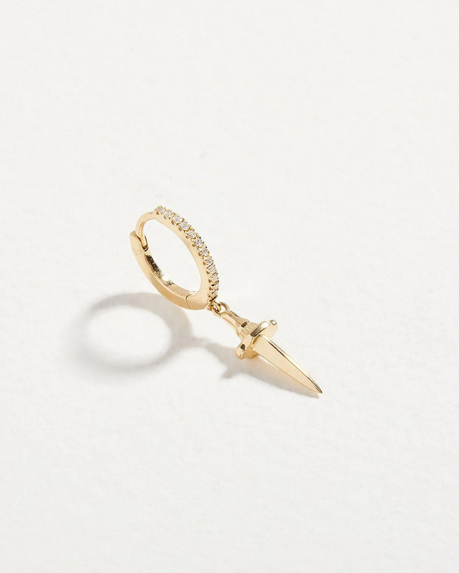 Pamela Love Piercing Jewelry|Dagger Pave Huggie
