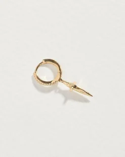 Pamela Love Earrings|Dagger Pave Huggie