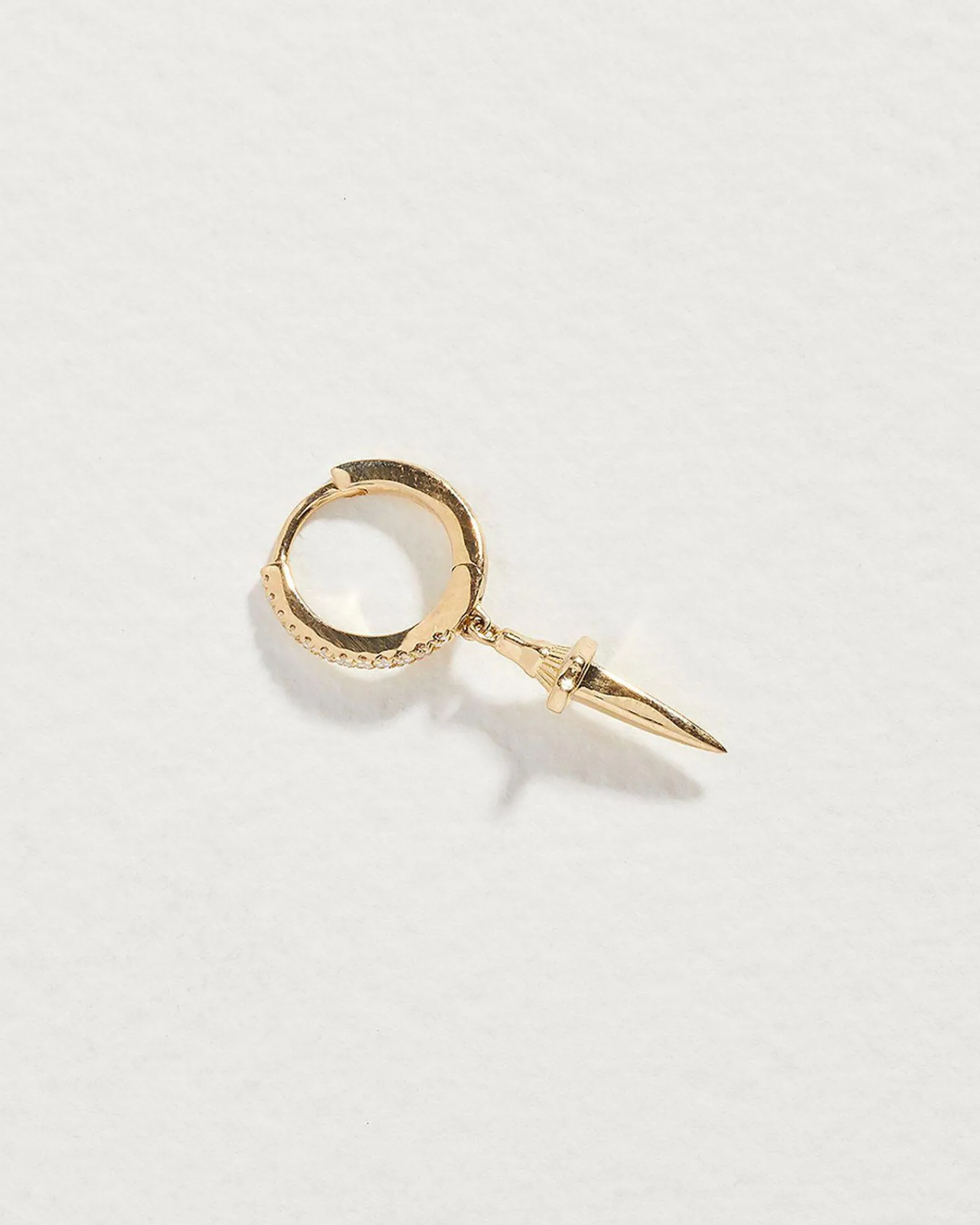 Pamela Love Earrings|Dagger Pave Huggie