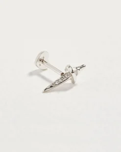 Pamela Love Piercing Jewelry|Dagger Pave Stud