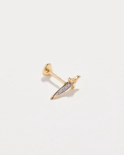 Pamela Love Earrings|Dagger Pave Stud