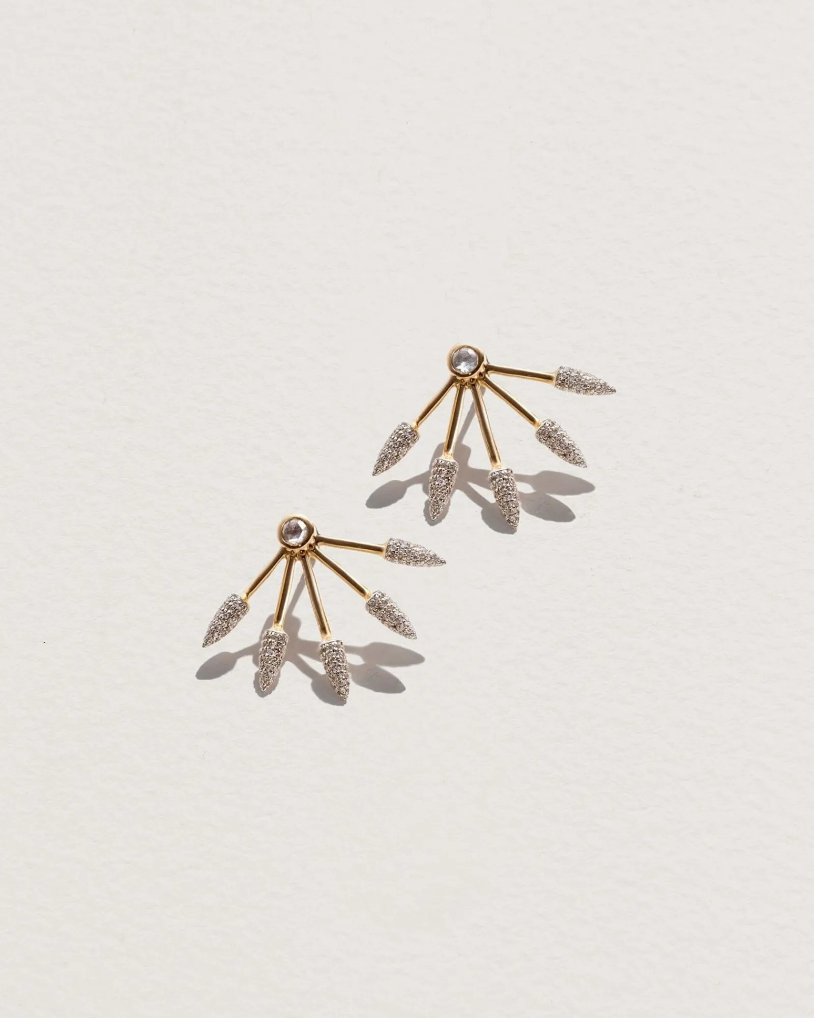 Pamela Love Earrings|Five Spike Earrings