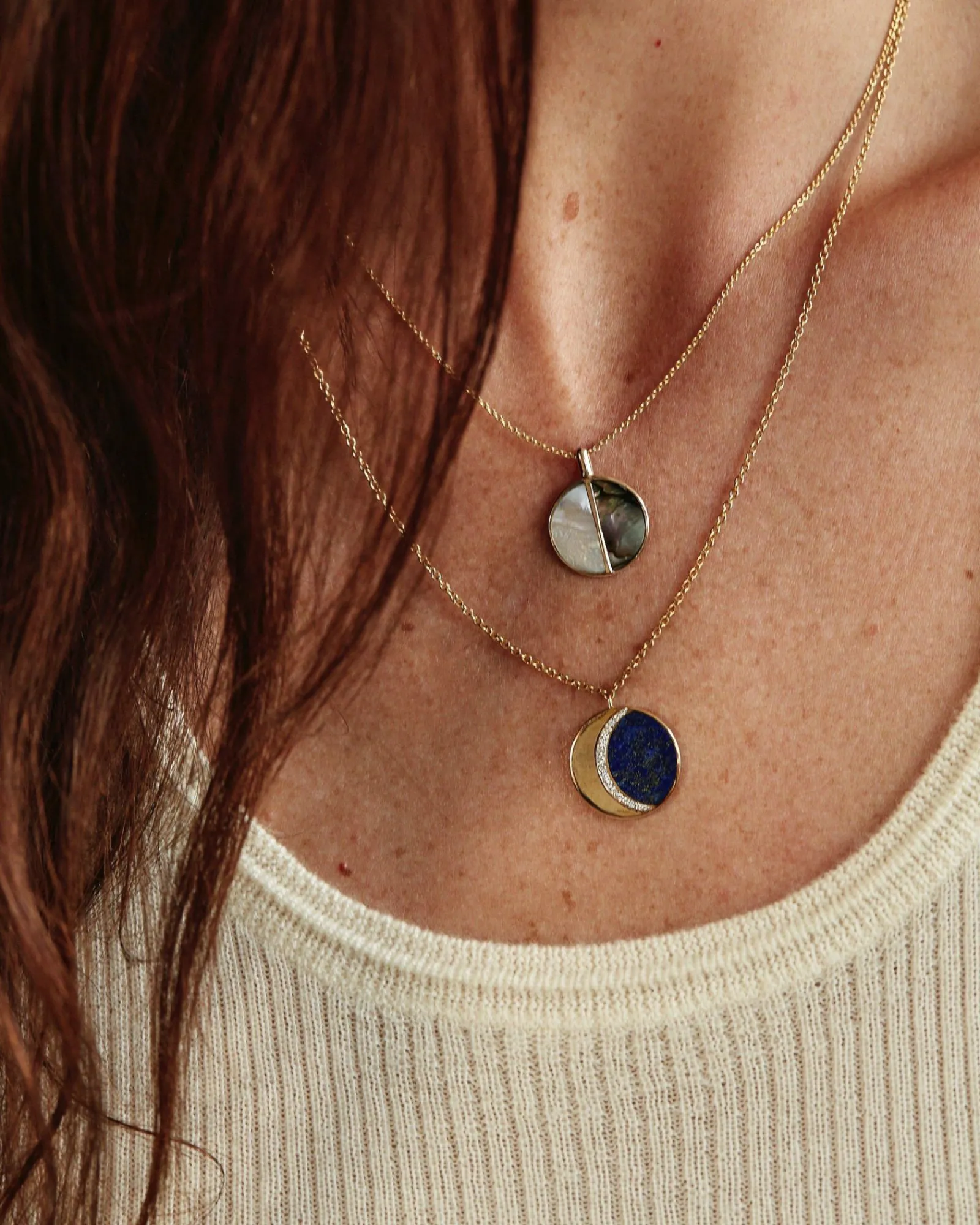 Pamela Love Necklaces|Half Moon Pendant