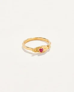 Pamela Love Rings|Heart In Hand Ring