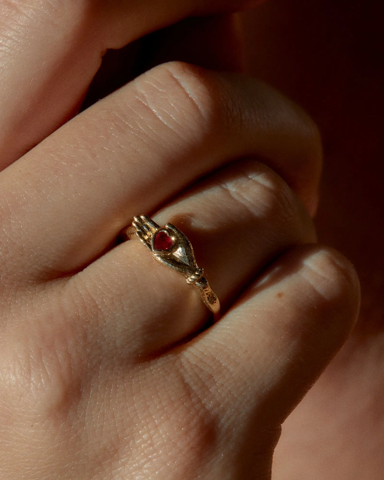 Pamela Love Rings|Heart In Hand Ring
