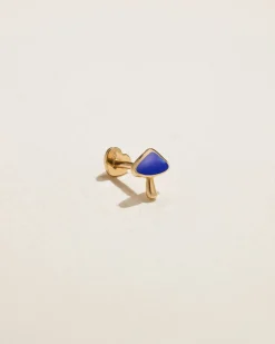 Pamela Love Earrings|Inlay Mushroom Stud