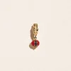 Pamela Love Piercing Jewelry|Inlay Ruby Hera Huggie