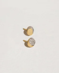 Pamela Love Earrings|Mismatched Moon Phase Studs