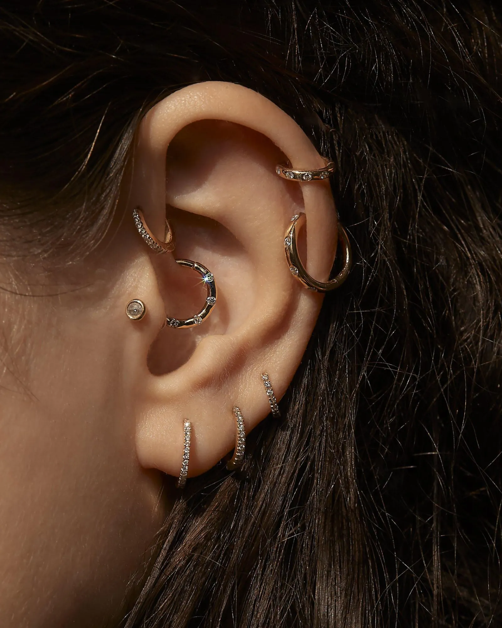 Pamela Love Piercing Jewelry|10Mm Dot Huggie