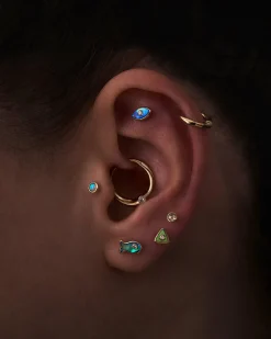 Pamela Love Earrings|11Mm Floating Stone Clicker
