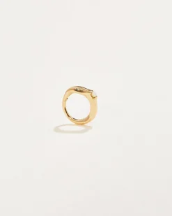 Pamela Love Piercing Jewelry|6Mm Floating Stone Huggie