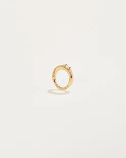 Pamela Love Piercing Jewelry|6Mm Floating Stone Huggie