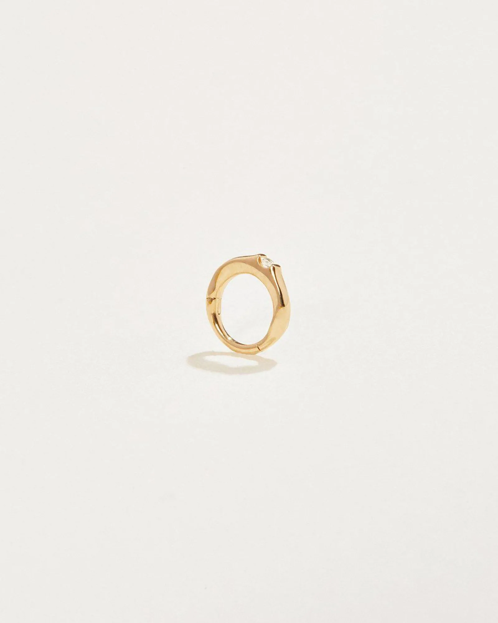 Pamela Love Earrings|6Mm Floating Stone Huggie