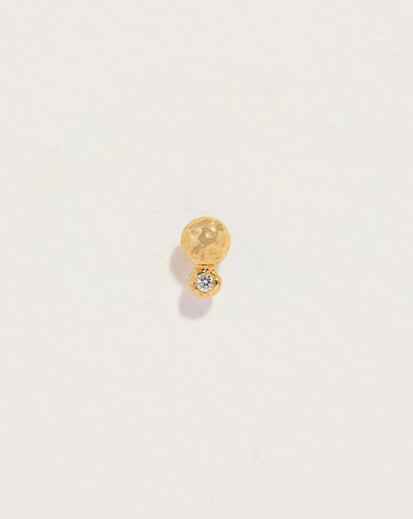 Pamela Love Earrings|4Mm Molten Double Dot Stud