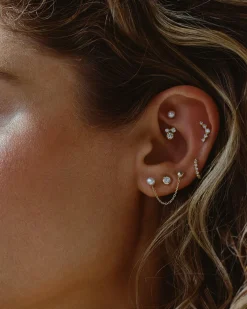 Pamela Love Piercing Jewelry|8Mm Molten Eternity Huggie