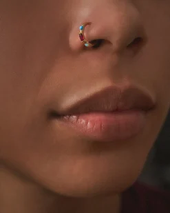 Pamela Love Piercing Jewelry|8Mm Multi Stone Huggie