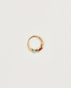Pamela Love Earrings|8Mm Multi Stone Huggie