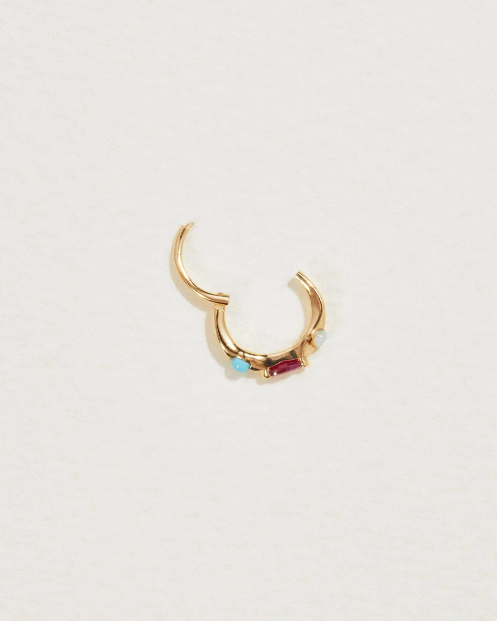 Pamela Love Earrings|8Mm Multi Stone Huggie