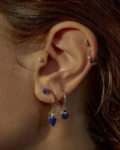 Pamela Love Earrings|8Mm Multi Stone Huggie
