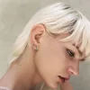 Pamela Love Earrings|8Mm Pave Huggie