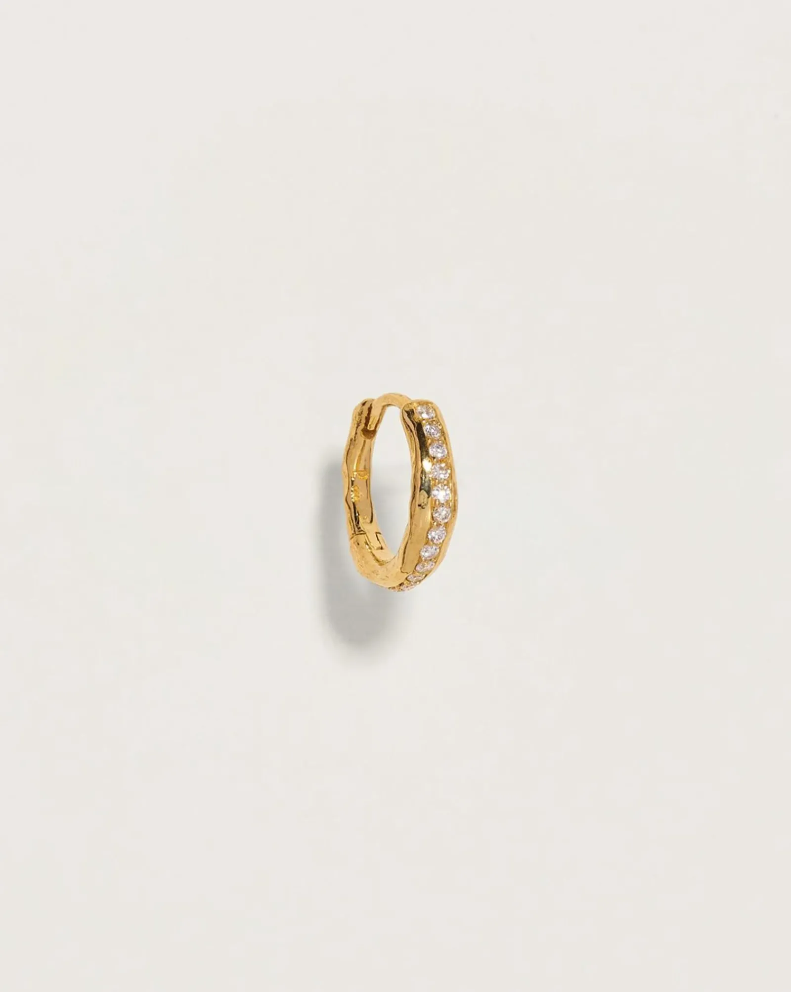 Pamela Love Piercing Jewelry|Molten Pave Huggie