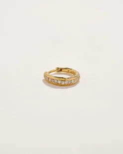 Pamela Love Earrings|Molten Pave Huggie