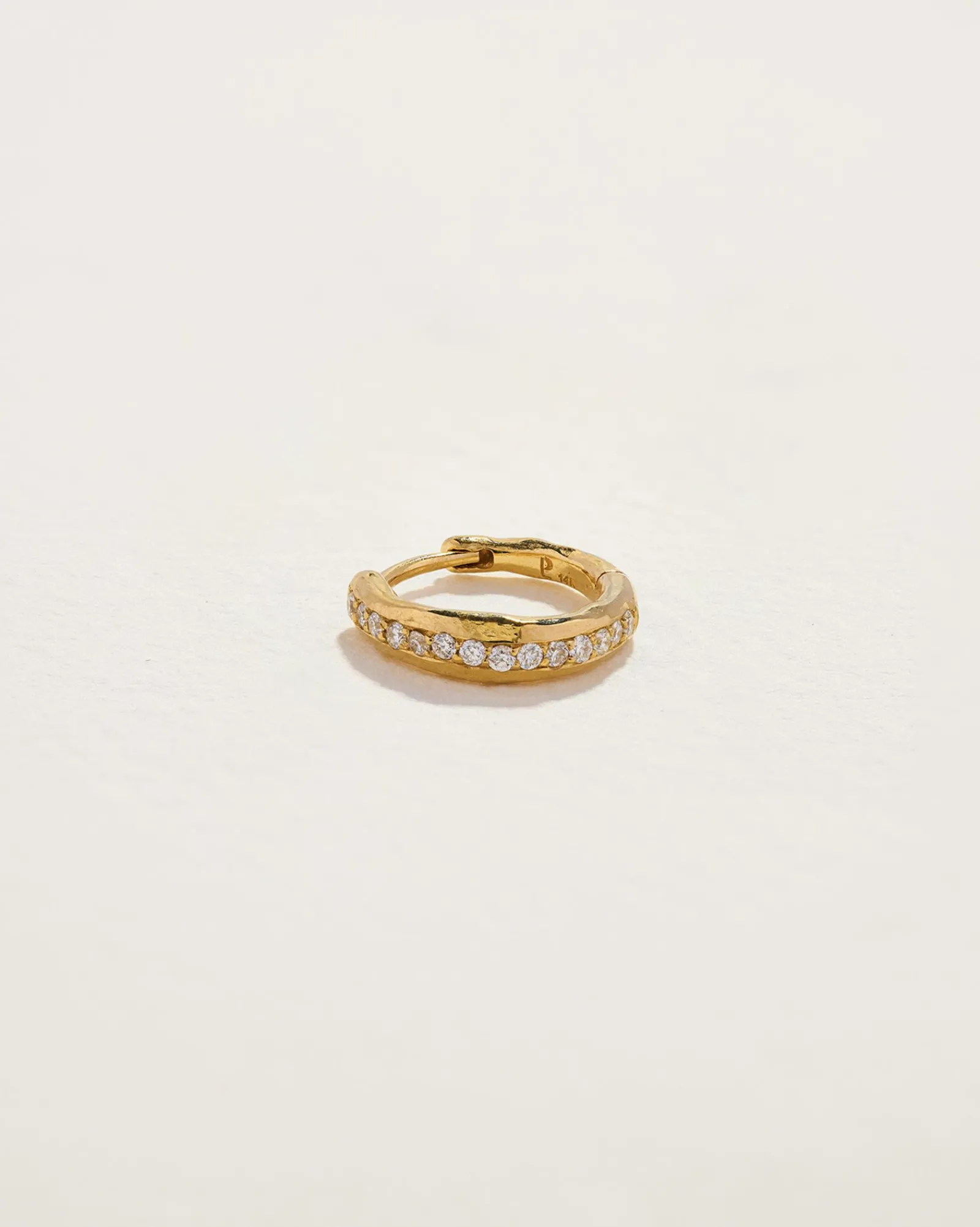 Pamela Love Earrings|Molten Pave Huggie